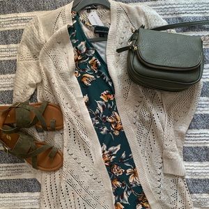 Love Ellie - Cheril Pointelle Duster Cardigan